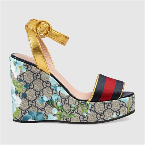 vintage gucci wedges|gucci espadrilles bloom.